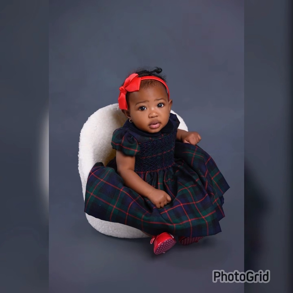 Polo by Ralph Lauren Plaid Kids Dress - Navy and Green. SOLD‼️‼️‼️